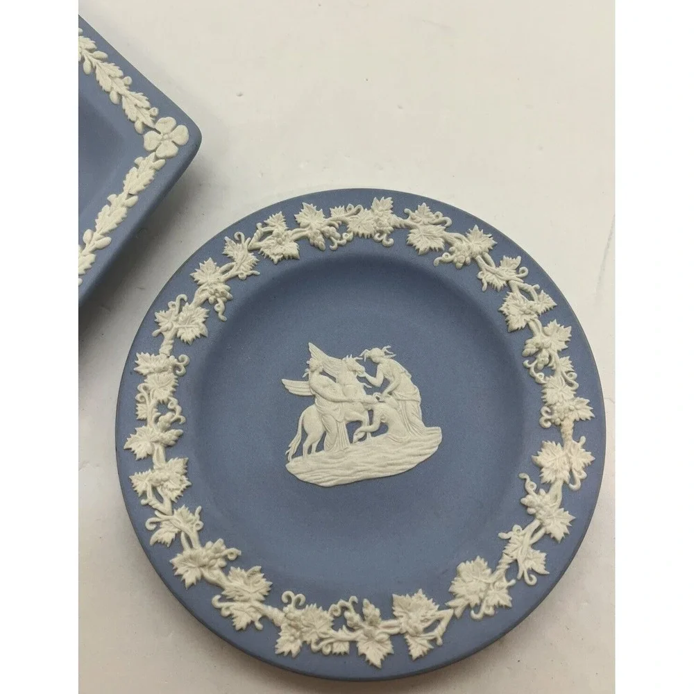 Two‎ Wedgwood Small Plates Signed By John H. Wedgwood March 27, 1989